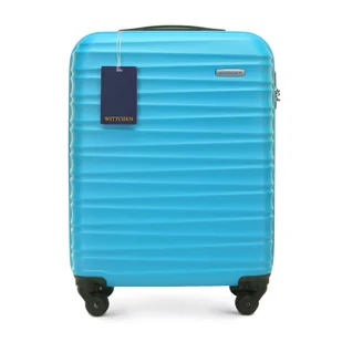 Mała walizka z ABS - u i identyfikator z logo WITTCHEN niebieska - Walizki Mała walizka z ABS - u i identyfikator z logo WITTCHEN niebieska - Walizki - miniaturka - grafika 1