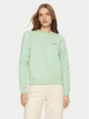 Bluzy damskie - Guess Jeans Bluza W4YQ07 KC811 Zielony Regular Fit - miniaturka - grafika 1