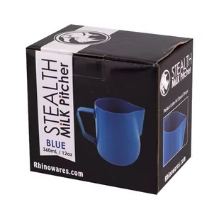 Rhinowares Dzbanek do spieniania mleka Barista Milk Pitcher niebieski 360 ml 5135-uniw - Dzbanki i imbryki - miniaturka - grafika 2