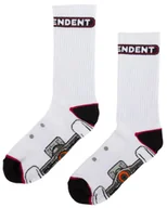 Skarpetki damskie - skarpety męskie INDEPENDENT TRUCK CREW SOCKS White - miniaturka - grafika 1