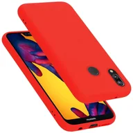 Etui i futerały do telefonów - Etui ochronne Cadorabo do Huawei P20 LITE 2018 / NOVA 3E w kolorze czerwonym Etui na telefon komórkowy Etui z TPU - miniaturka - grafika 1