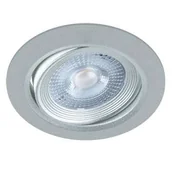 Lampy sufitowe - Ideus Regulowana LAMPA sufitowa MONI 03857 okrągła OPRAWA oczko LED 5W 4000K wpust srebrny 03857 - miniaturka - grafika 1