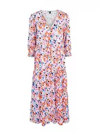 Sukienki - YAS Damska sukienka midi YASALIRA, Soft Pink, XL - miniaturka - grafika 1