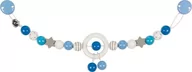 Akcesoria do smoczków - Heimess Zawieszka do wózka niebiesko-biała 765050 - miniaturka - grafika 1