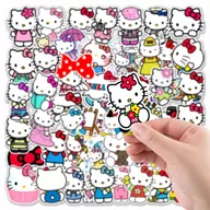 Zabawki kreatywne - NAKLEJKI Hello Kitty MIX 50 szt - miniaturka - grafika 1