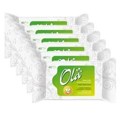 Papier toaletowy - 6 x OLA nawilżany papier toaletowy z kwasem mlekowym i rumianku 40 sztuk - miniaturka - grafika 1