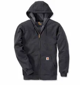 Bluzy męskie - Bluza Carhartt Midweight Hooded ZIP Carbon M - miniaturka - grafika 1