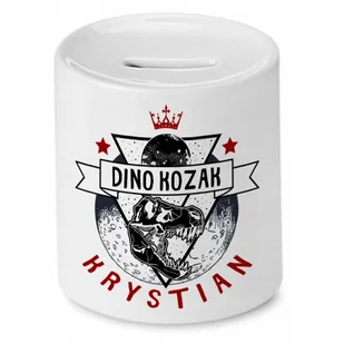 Skarbonka 330 ml Dla Krystiana Syna Dziecka z Nadrukiem ze Zdjęciem + Opakowanie na prezent (wzór 02) - Skarbonki - miniaturka - grafika 1