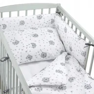 Pościel dla dzieci - Pościel do łóżeczka 60x120 zestaw 4 elementowy bawełna 100% Pepi - miniaturka - grafika 1