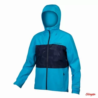 Kurtki rowerowe - Kurtka rowerowa Endura SingleTrack Waterproof Jacket II Blue - grafika 1