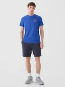 Spodenki męskie - 4F Spodenki dresowe męskie - szare 3XL - miniaturka - grafika 1