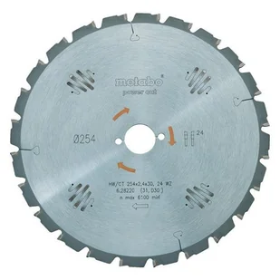 Metabo Piła tarczowa HW/CT 216x30, 24 ZP 5° ujemny 628009000 - Tarcze do pił - miniaturka - grafika 1