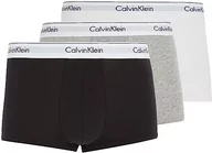 Spodenki damskie - CALVIN KLEIN UNDERWEAR męskie szorty 3 szt, czarny/biały/szary wrzosowy, 3XL - miniaturka - grafika 1