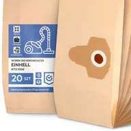 Worki do odkurzaczy - 20x Worek do Odkurzacza Einhell Nts 1500 Papierowy Duży Mocny Worki 2A - miniaturka - grafika 1