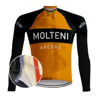 Bluzy na rower - Camisola de ciclismo retro Molteni Laranja (Velo) - RedTed - miniaturka - grafika 1