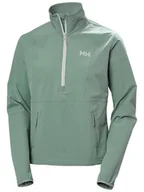 Kurtki i kamizelki sportowe damskie - Helly Hansen Kurtka funkcyjna "Cascade Shield Anorak" w kolorze zielonym - miniaturka - grafika 1