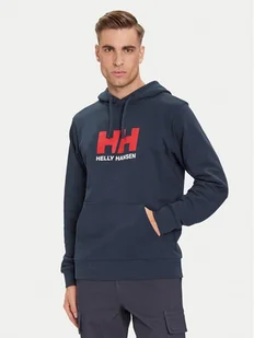 Helly Hansen Bluza HH Logo 54582 Granatowy Regular Fit - Bluzy męskie - miniaturka - grafika 1
