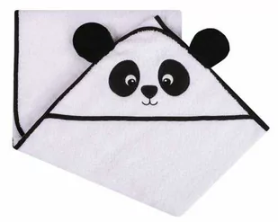 UVIE Okrycie kąpielowe Panda 100x100 cm białe - Okrycia kąpielowe dla dzieci UVIE Okrycie kąpielowe Panda 100x100 cm białe - Okrycia kąpielowe dla dzieci - miniaturka - grafika 2