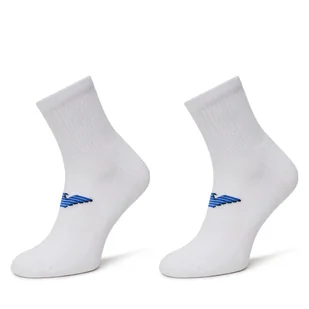 Zestaw 2 par niskich skarpet męskich Emporio Armani EM000540 AF12299 M0082 Biały - Skarpetki męskie - miniaturka - grafika 1
