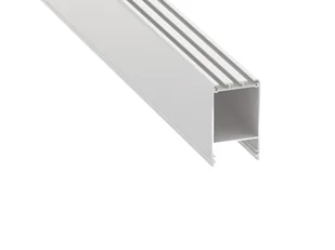 Profil aluminiowy Claro do taśm LED - Biały lakierowany - 1m - Akcesoria do oświetlenia - miniaturka - grafika 1