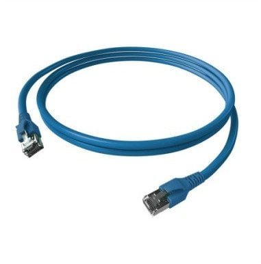 Kabel krosowy EasyLan FlexBoot Cat.6A, S/FTP, niebieski, 7,5 m