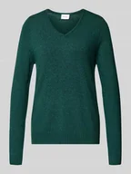 Swetry damskie - Bluzka z długim rękawem o kroju regular fit z mieszanki wiskozy model ‘Viril’ - miniaturka - grafika 1