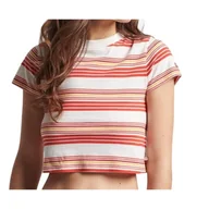 Koszulki i topy damskie - Koszulka damska Superdry Vintage Crop bawełniana-M - miniaturka - grafika 1