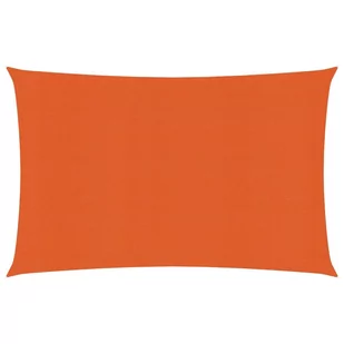 vidaXL Żagiel przeciwsłoneczny, 160 g/m, pomarańczowy, 2x3,5 m, HDPE vidaXL - Parasole ogrodowe - miniaturka - grafika 1