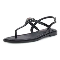 Sandały damskie - Damskie Sandały GUESS RAINEY FLGRAYPAF21-BLACK – Czarny - miniaturka - grafika 1
