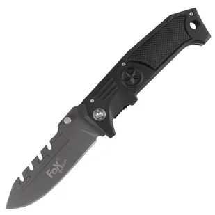 Nóż składany MFH Fox Outdoor 23,5 cm Black - Noże - miniaturka - grafika 1