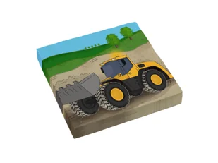 Serwetki urodzinowe Budowa - 33 cm - 16 szt. - Dekoracje i nakrycia stołu na imprezę - miniaturka - grafika 1