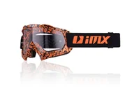Gogle i okulary motocyklowe - Gogle IMX Mud Graphic orange/black szyba jasna - miniaturka - grafika 1