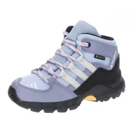 Buty trekkingowe damskie - adidas Terrex Gore-Tex Hiking, Shoes-Mid Unisex-Bimbi 0-24, Niebieski Blue Dawn Grey One Solar Gold, 25 EU - miniaturka - grafika 1