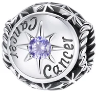 Bransoletki - Charms Zawieszka Charms Znak Zodiaku Rak Kamień Urodzinowy Charmsy Trusky - miniaturka - grafika 1