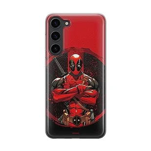Etui Deadpool 006 Marvel Nadruk pełny Czerwony Producent: Samsung, Model: S23 PLUS - Etui i futerały do telefonów - miniaturka - grafika 1