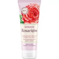 Balsamy i kremy do ciała - Soraya Rosarium Moisturising Rose Balm nawliżający balsam do ciała Różany 200ml - miniaturka - grafika 1