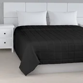 Narzuty - Dekoria Narzuta pikowana w kratę czarny szer.260 × dł.210 cm Etna 498-705-00 - miniaturka - grafika 1