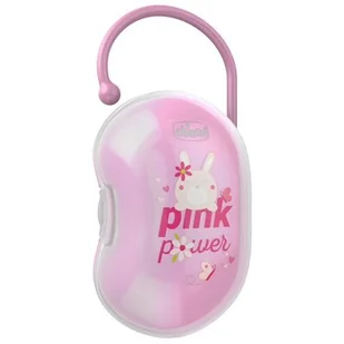 Chicco Etui Podwójne Na Smoczek Różowe Z Zaczepem - Smoczki uspokajające - miniaturka - grafika 1