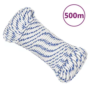 Linka żeglarska, biała, 5 mm, 500 m, polipropylen - Żeglarstwo - miniaturka - grafika 1