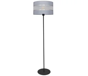 Lampa podłogowa HELEN 1xE27/60W/230V szary/czarny - Lampy stojące - miniaturka - grafika 1