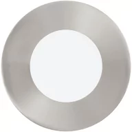 Lampy sufitowe - Eglo Plafon lampa oprawa wpuszczana downlight oczko Fueva 1 1x2,7W LED nikiel mat biały okr.95465 - miniaturka - grafika 1