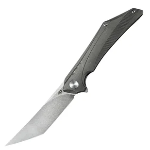 Nóż składany Bestech Kamoza Dark Grey/Titanium, Stonewashed M390 by Kombou (BT1911A) - Noże - miniaturka - grafika 1