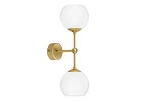 Elegancki złoty kinkiet z mosiądzu KL-K2 - Lampy ścienne - miniaturka - grafika 1