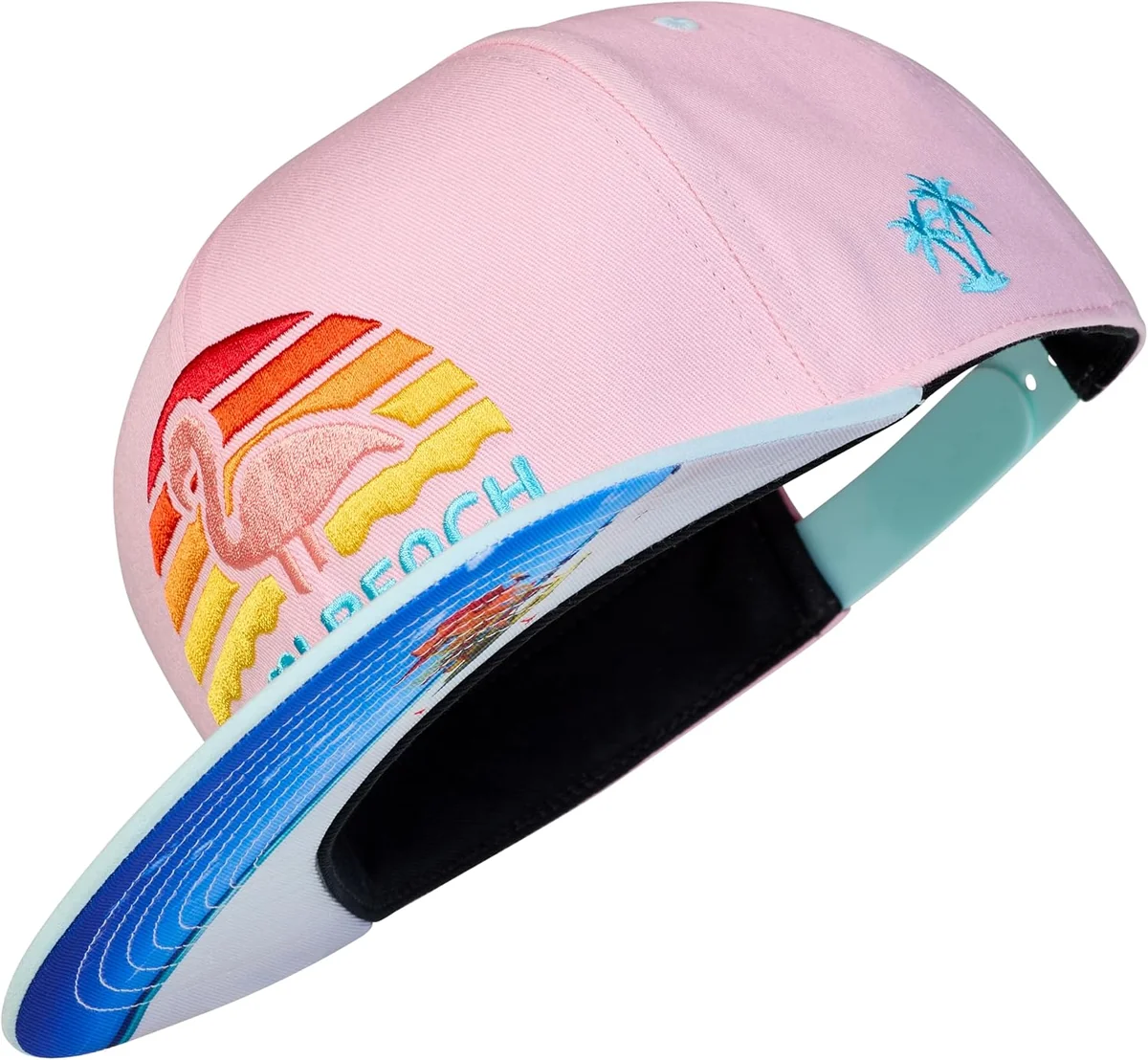 CZAPKA SNAPBACK BAWEŁNIANA UNISEX Z PROSTYM DASZKIEM
