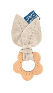 Gryzak kwiatowy Bajo Hemp beżowy - Kolorowanki, wyklejanki - miniaturka - grafika 1