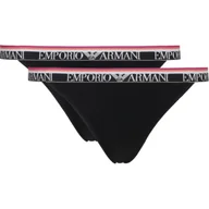 Majtki damskie - Emporio Armani Stringi 2-pack - miniaturka - grafika 1