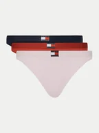 Majtki damskie - Tommy Hilfiger Komplet 3 par fig klasycznych UW0UW05985 Kolorowy - miniaturka - grafika 1