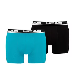 Majtki męskie - Bokserki męskie Head Basic Boxer 2 Pack - grafika 1