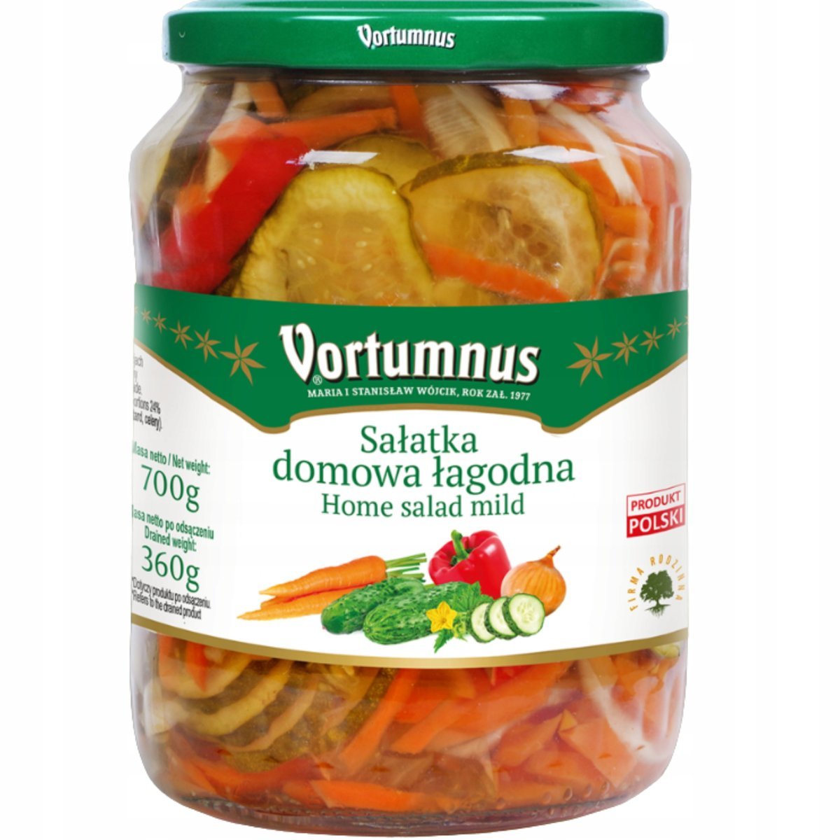 SAŁATKA DOMOWA ŁAGODNA VORTUMNUS 700G