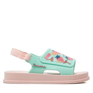 Sandały Ipanema 83545 Zielony - Buty dla dziewczynek - miniaturka - grafika 1